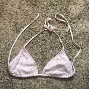 super cute white bikini top from mossimo!
